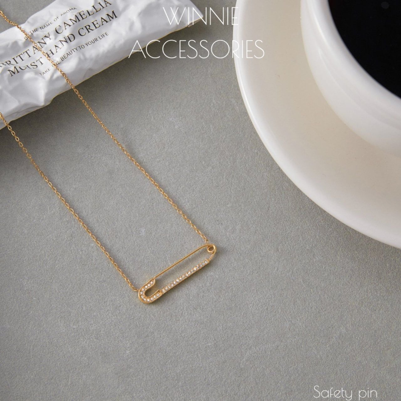  Dây chuyền Titan Safety pin 
