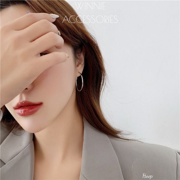  Hoa tai Titan Hoop 3.5cm 