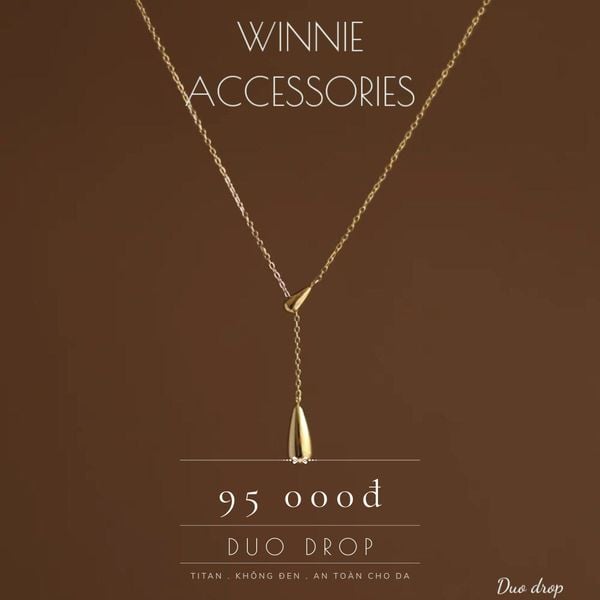  Dây chuyền Titan Duo drop 