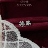  Hoa tai Bạc S925 Clover 