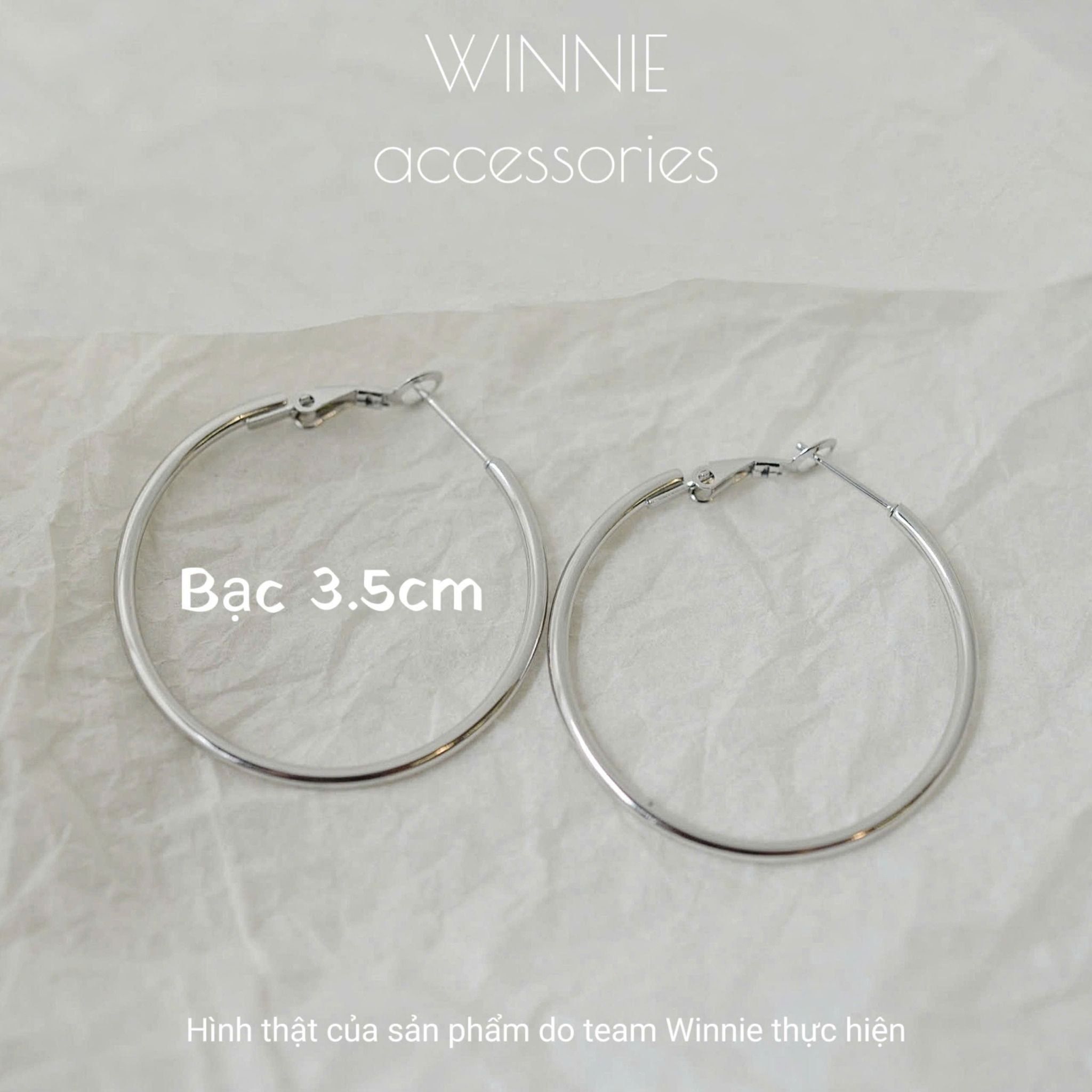  Hoa tai Titan Hoop 3.5cm 