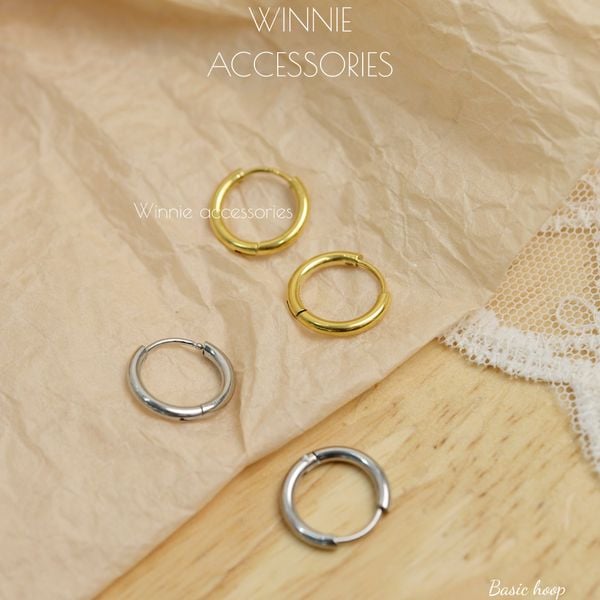  Hoa tai titan Basic hoop 