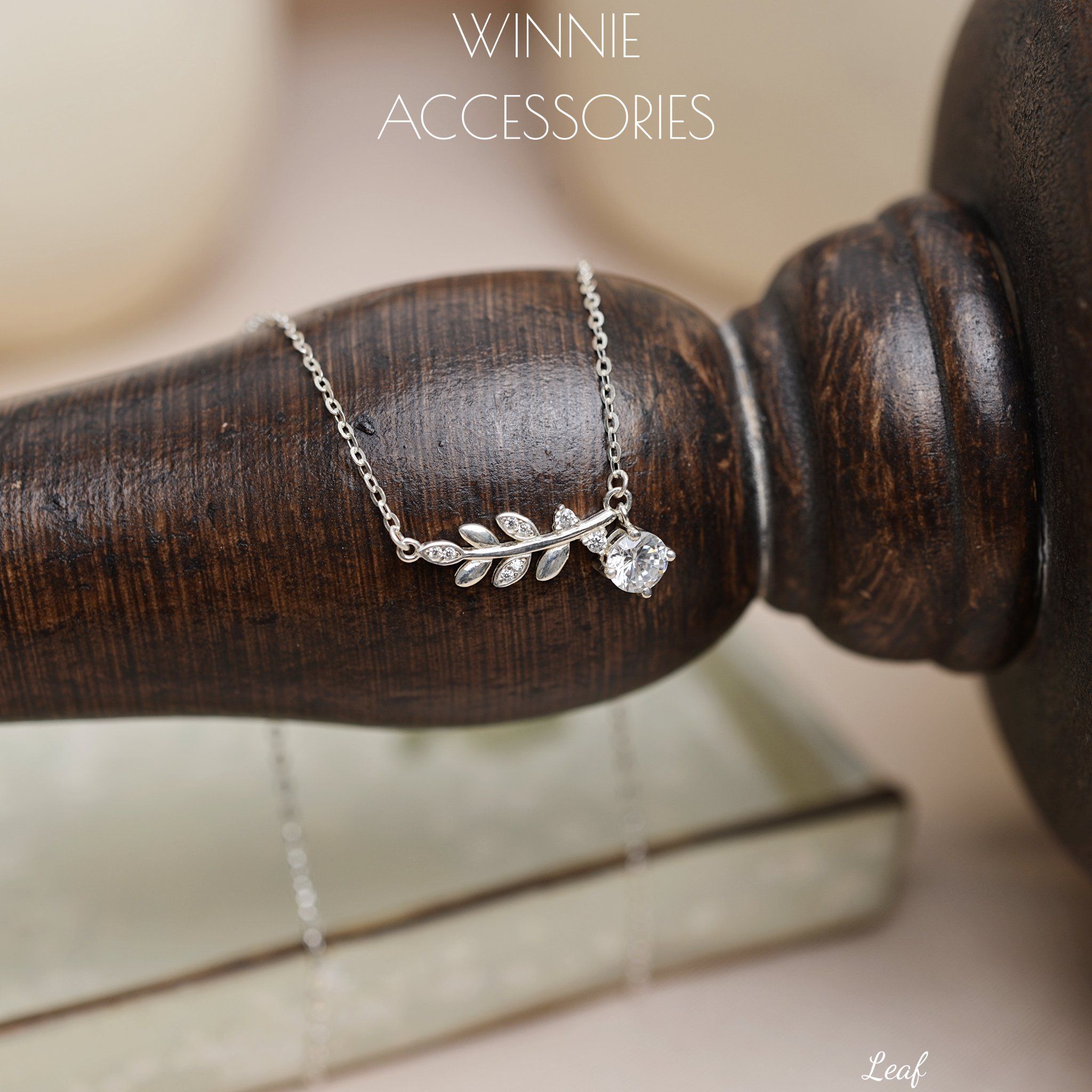  Dây chuyền Bạc S925 Leaf 