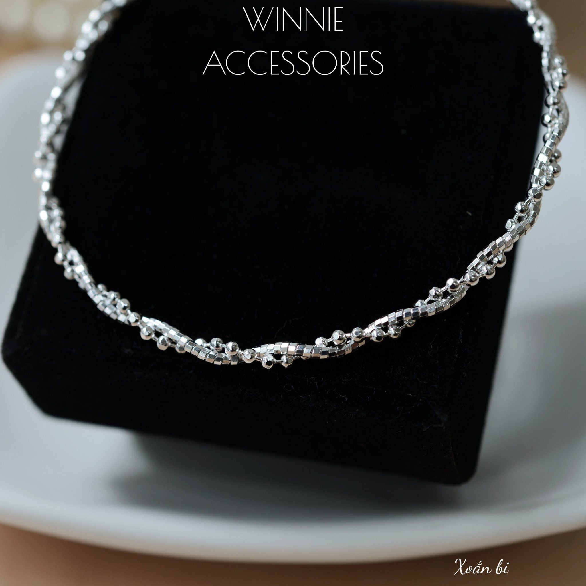  Vòng tay Bạc S925 Xoắn bi 