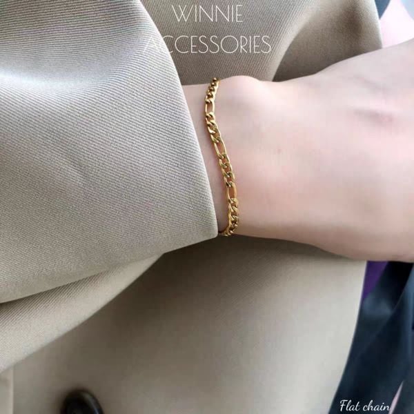  Lắc tay titan Flat Chain 