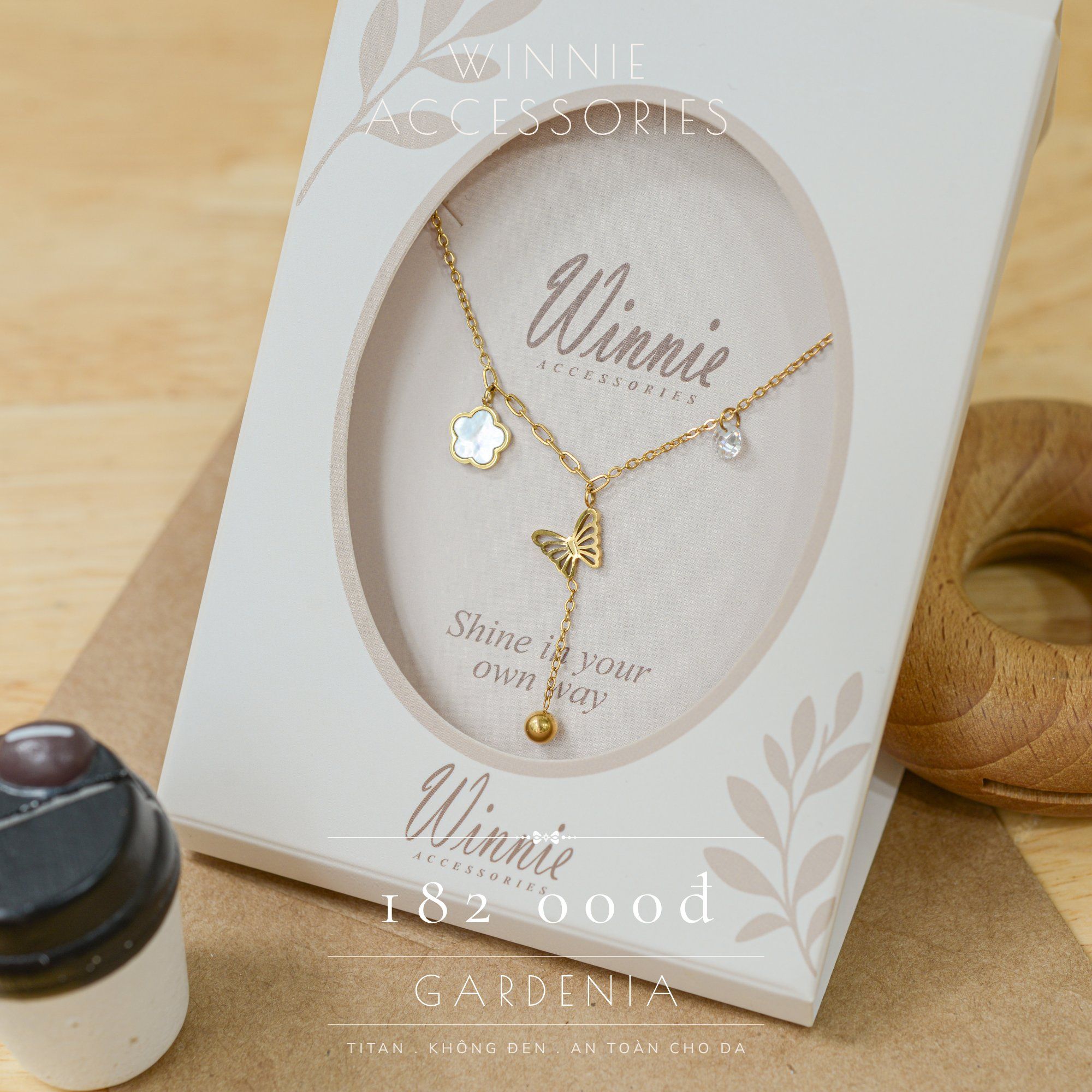  Dây chuyền Titan Gardenia 