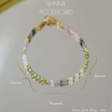  Lắc tay Titan Green Zircon Daisy 