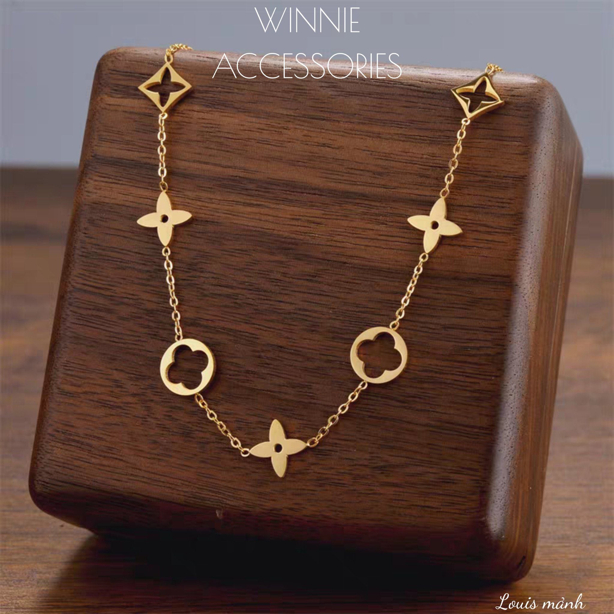  Dây chuyền titan Louis mảnh 