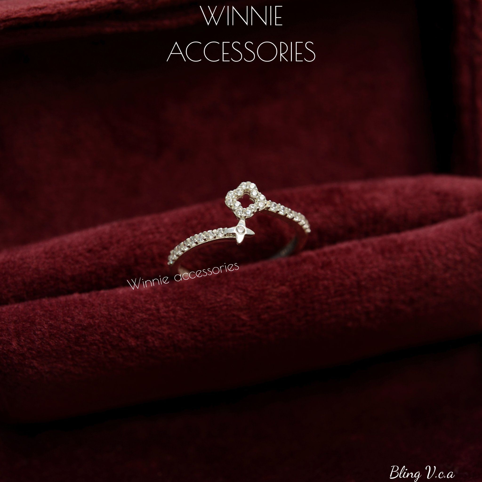  Nhẫn Bạc S925 Bling VCA 