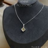  Dây chuyền Bạc S925 VCA viền đá 