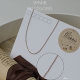  Dây chuyền titan trơn 