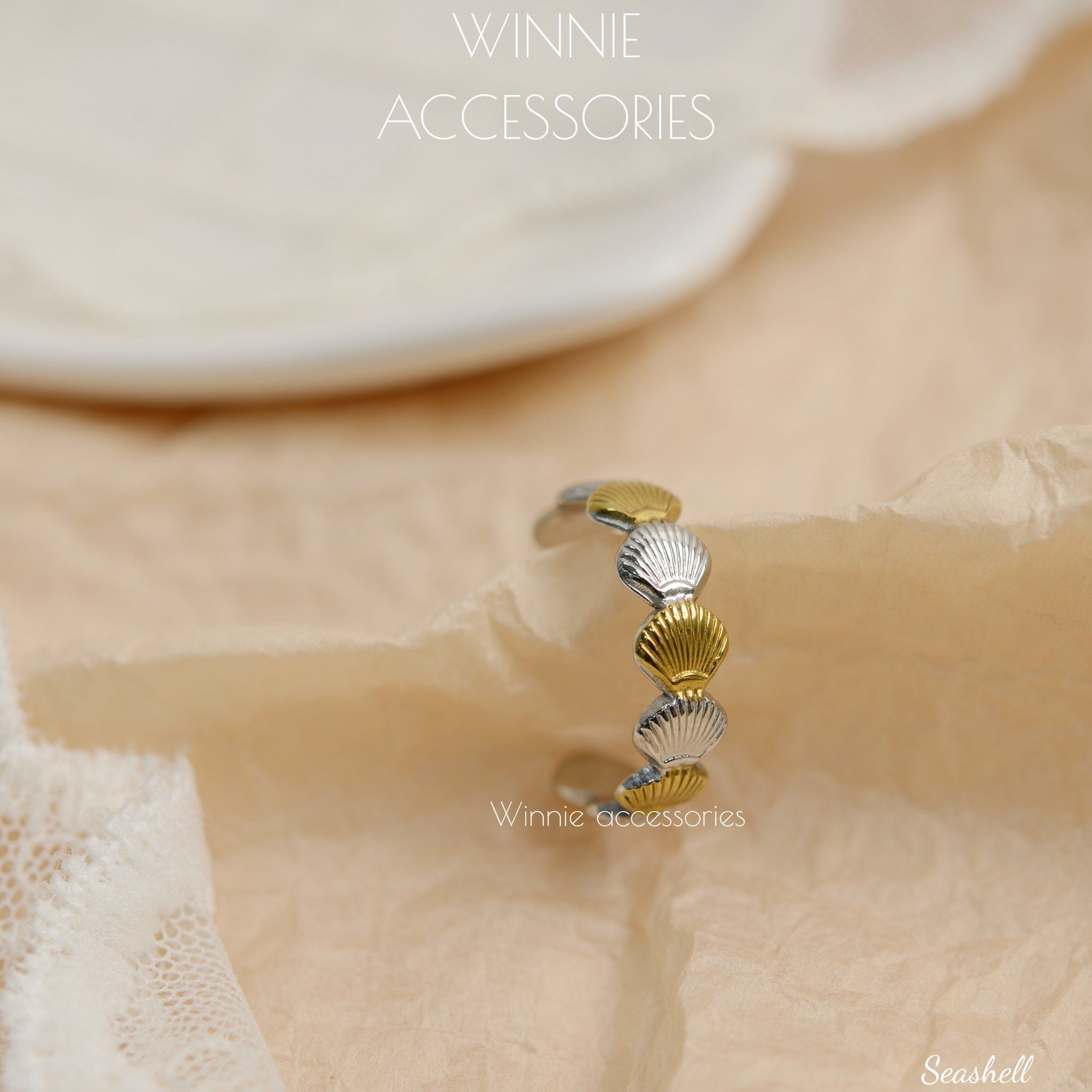  Nhẫn Titan Seashell 