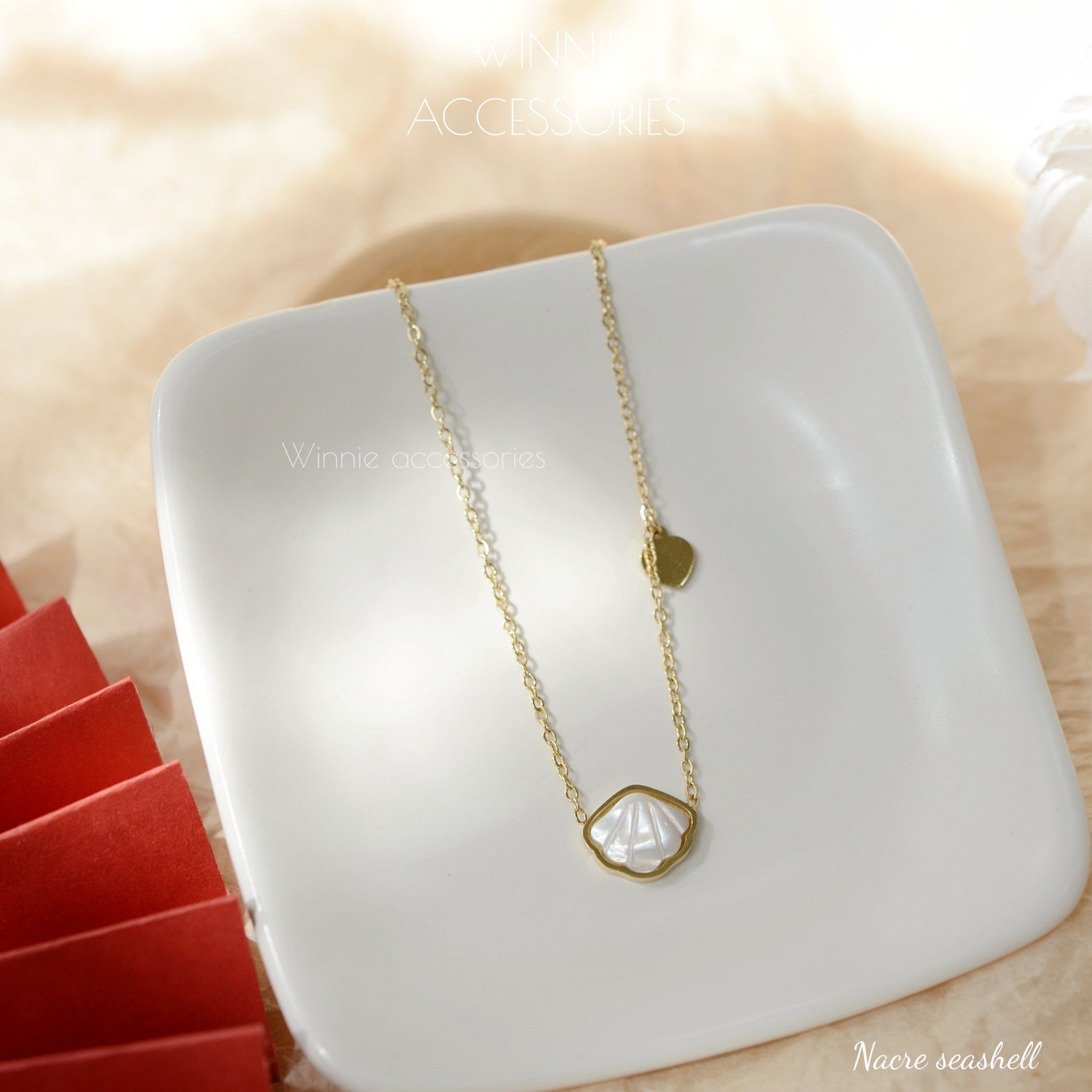  Dây chuyền Titan Nacre Seashell 