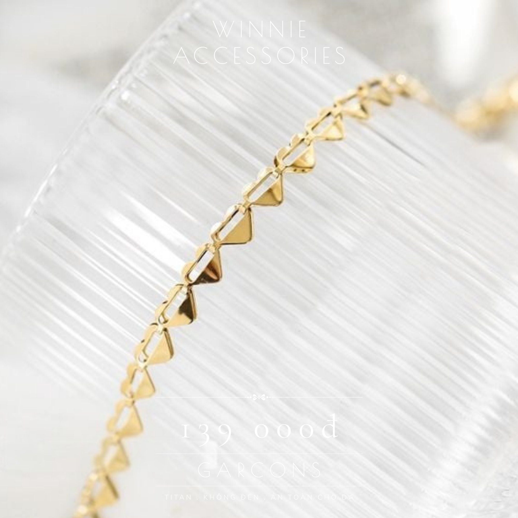  Lắc chân titan Garcons 