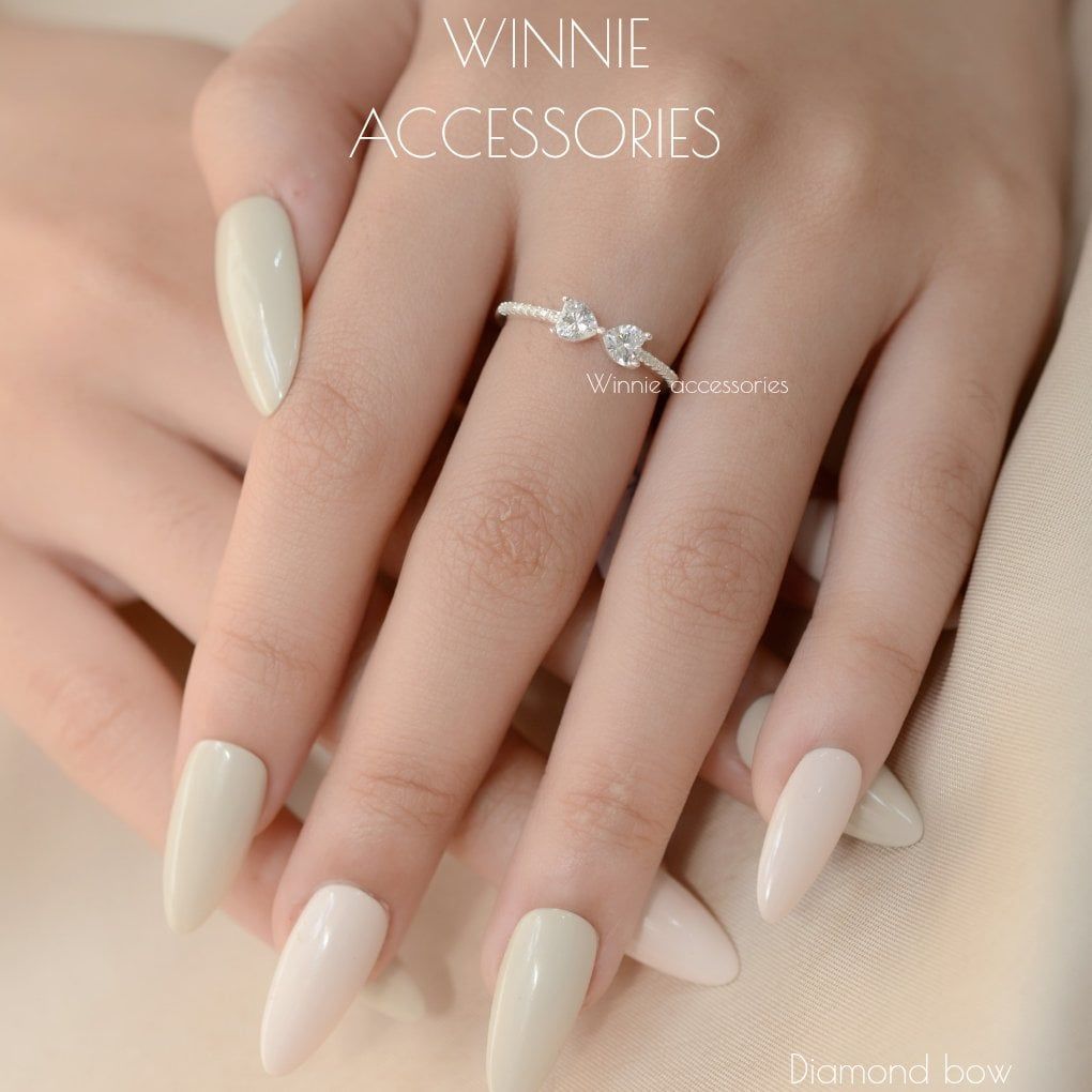  Nhẫn Bạc S925 Diamond Bow 