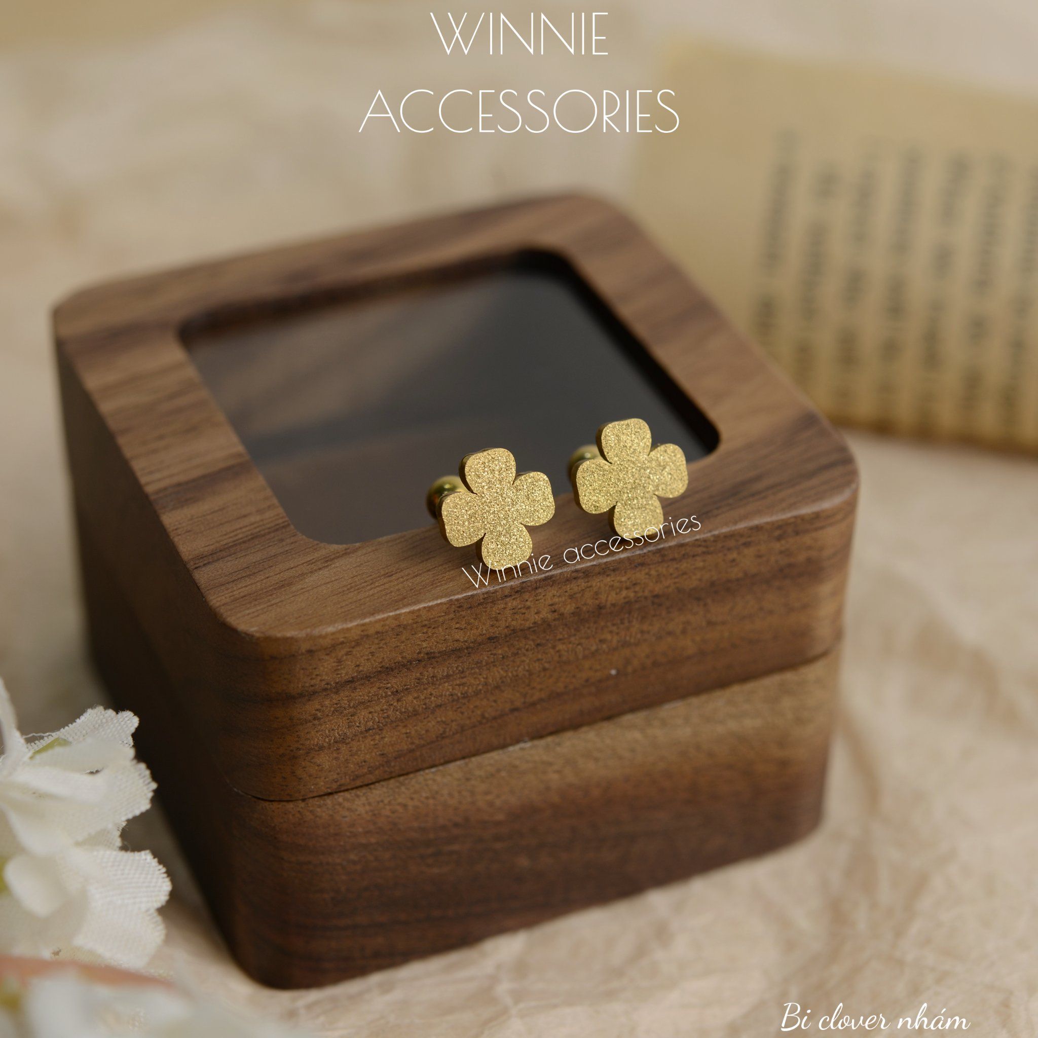  Hoa tai titan Bi Clover matte VG 