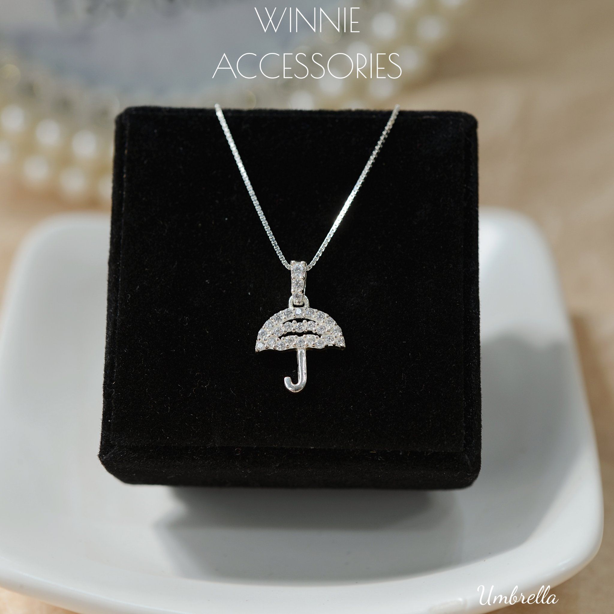  Dây chuyền Bạc S925 Umbrella 
