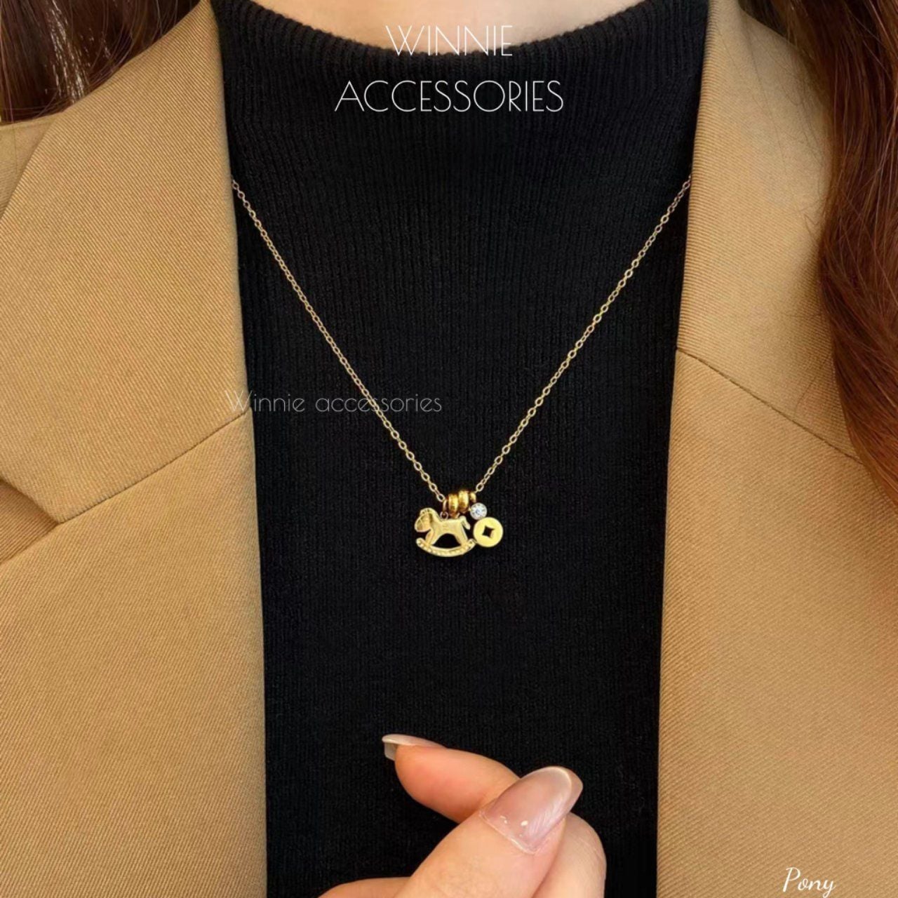  Dây chuyền Titan Pony 