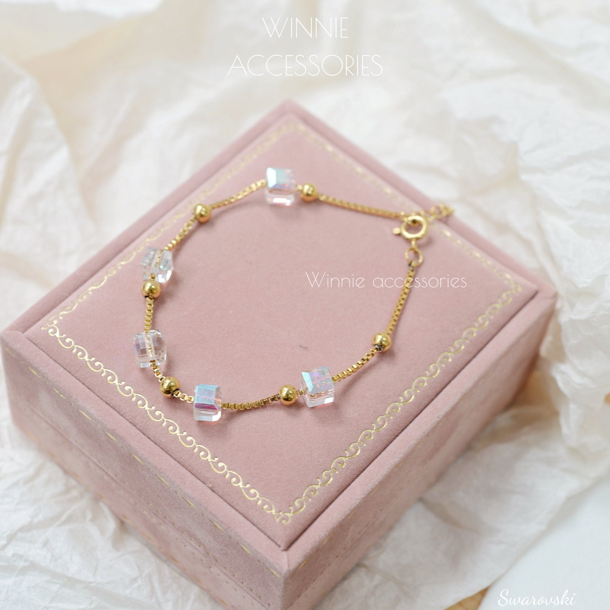  Lắc tay Titan Swarovski 