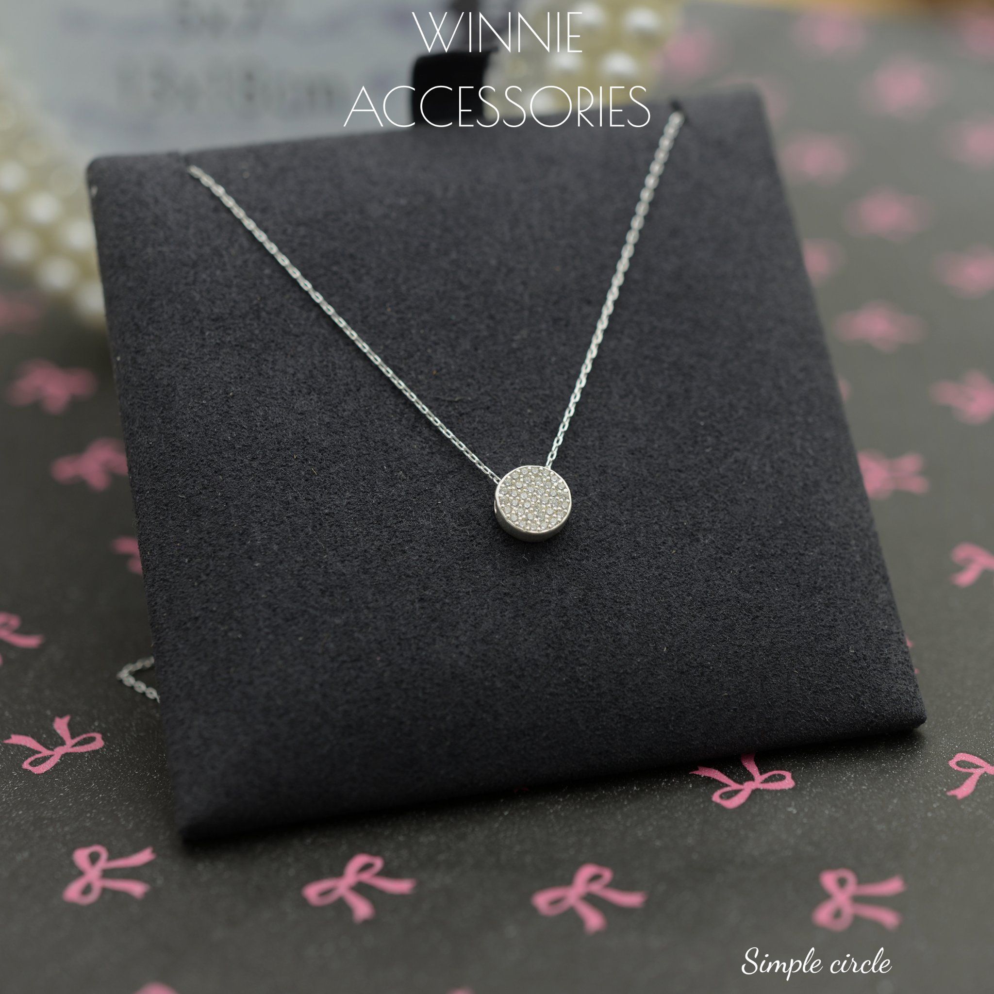  Dây chuyền Bạc S925 Simple circle 