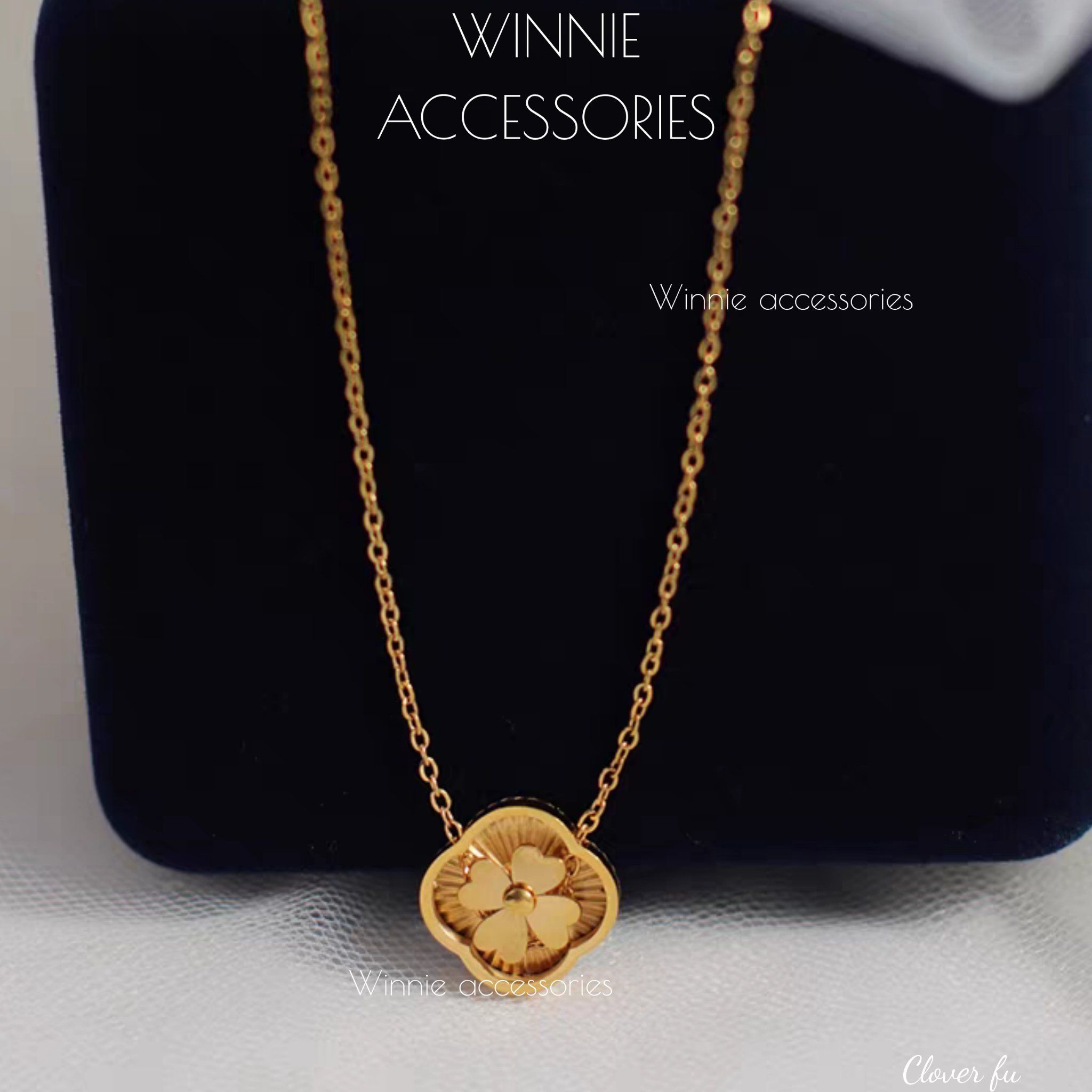  Dây chuyền Titan Clover Fu 