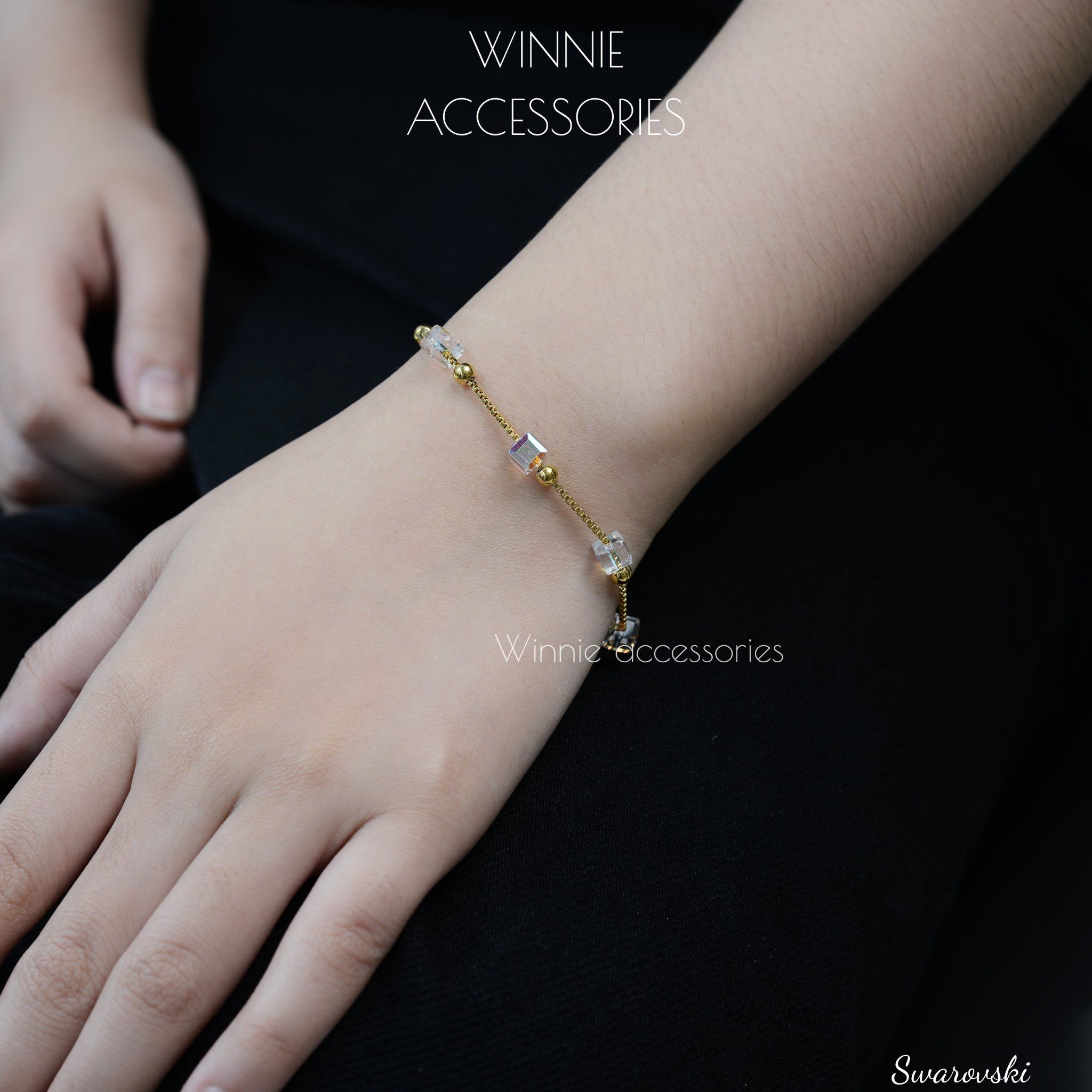  Lắc tay Titan Swarovski 