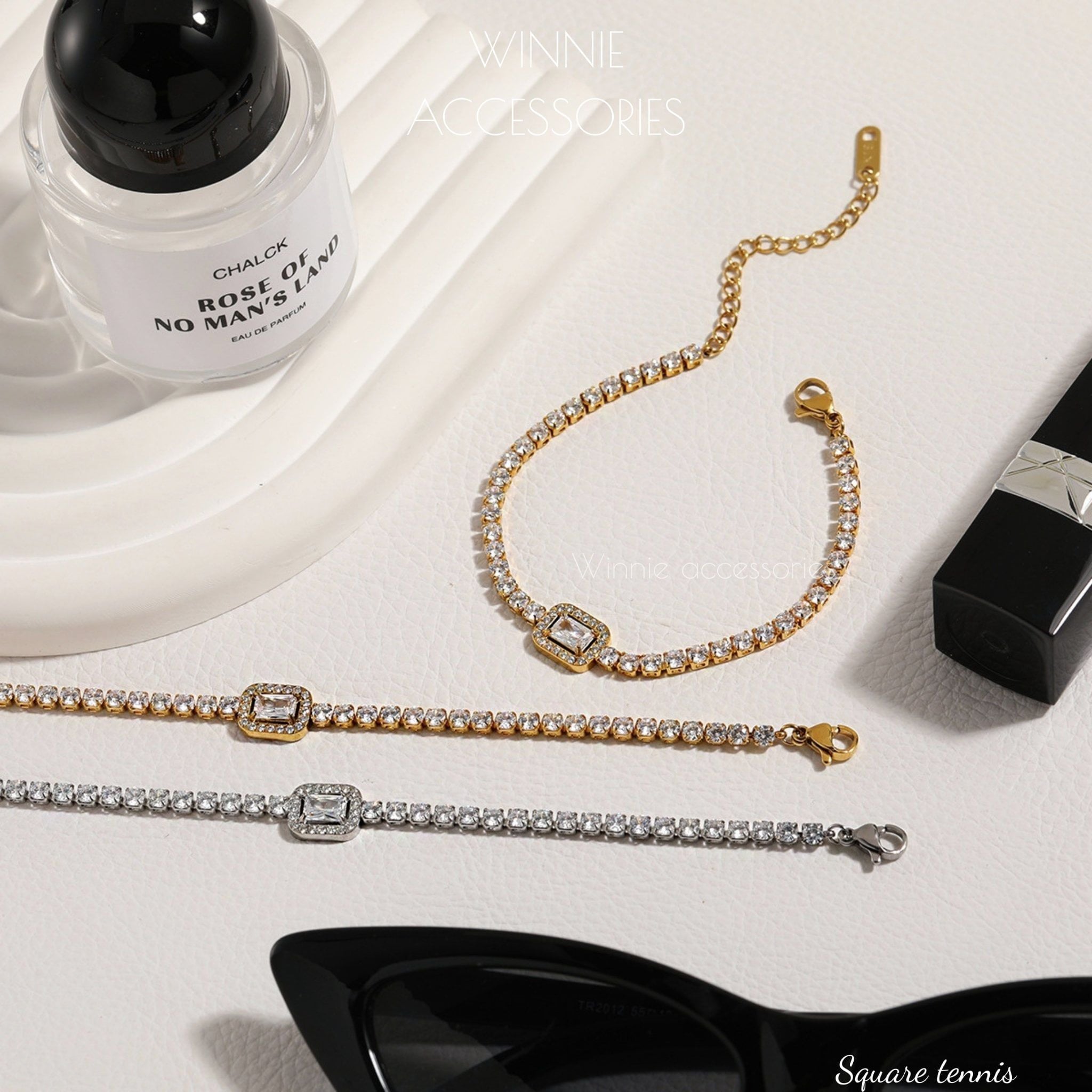  Lắc tay Titan Square Tennis 