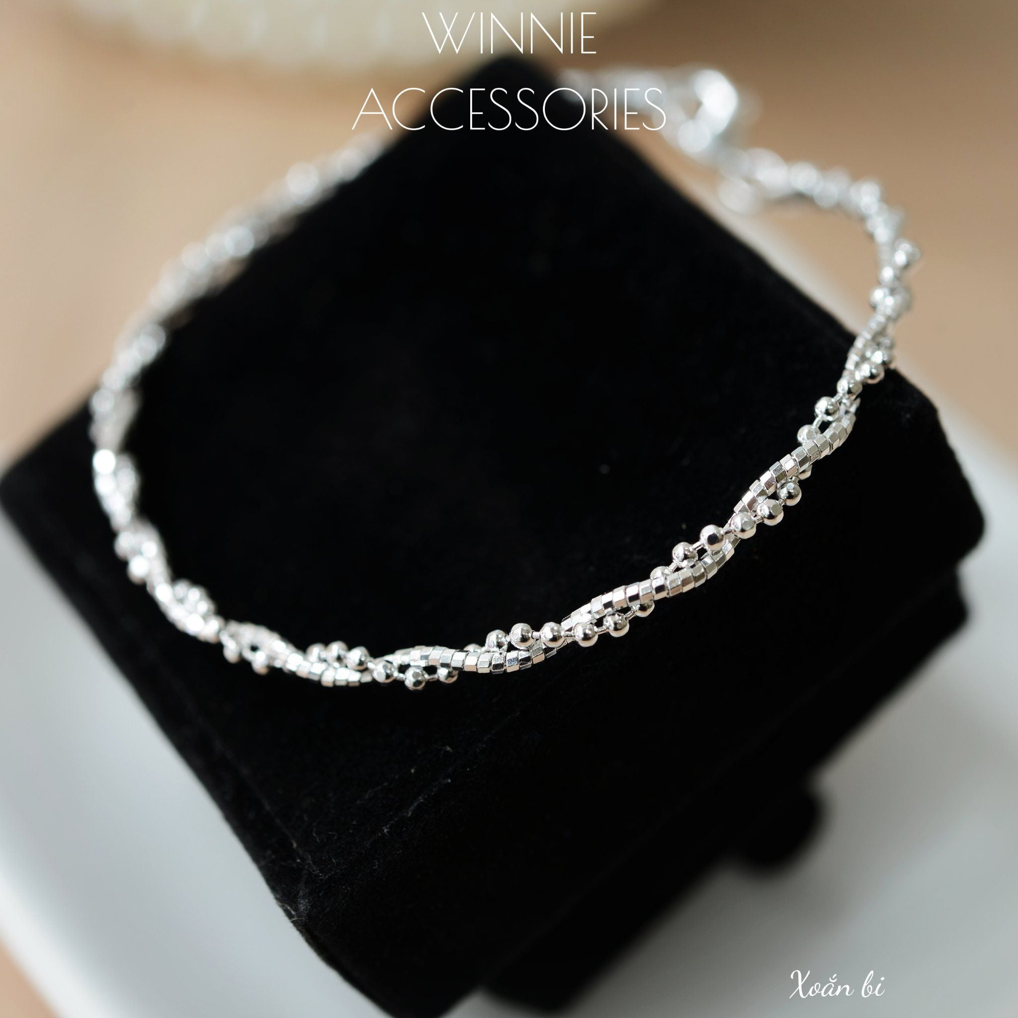  Vòng tay Bạc S925 Xoắn bi 