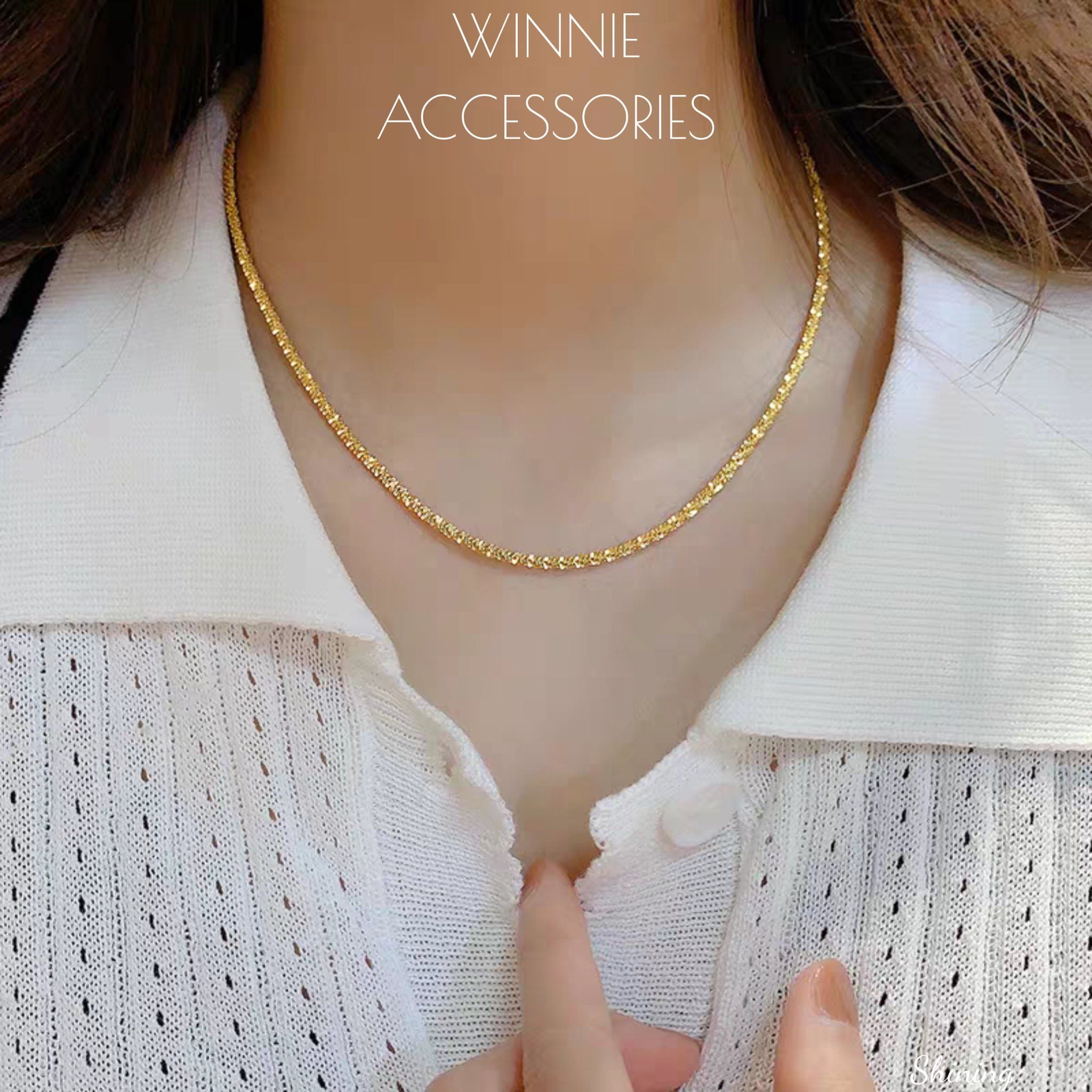  Dây chuyền titan Shining VG 