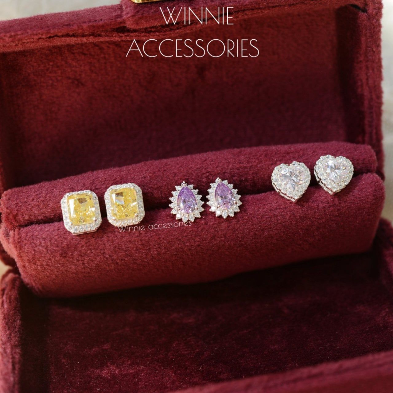  Hoa tai Bạc S925 Lilac Babe 