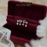  Hoa tai Bạc S925 Safety Pin 