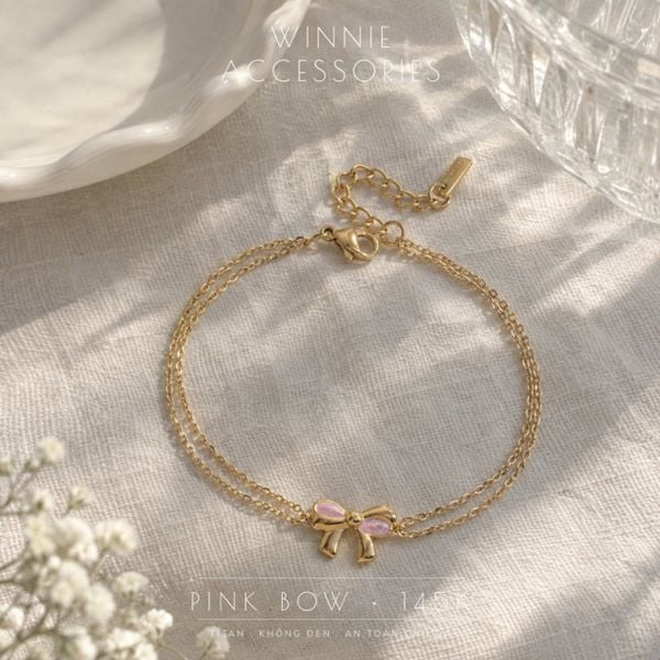  Lắc tay Titan Pink Bow 