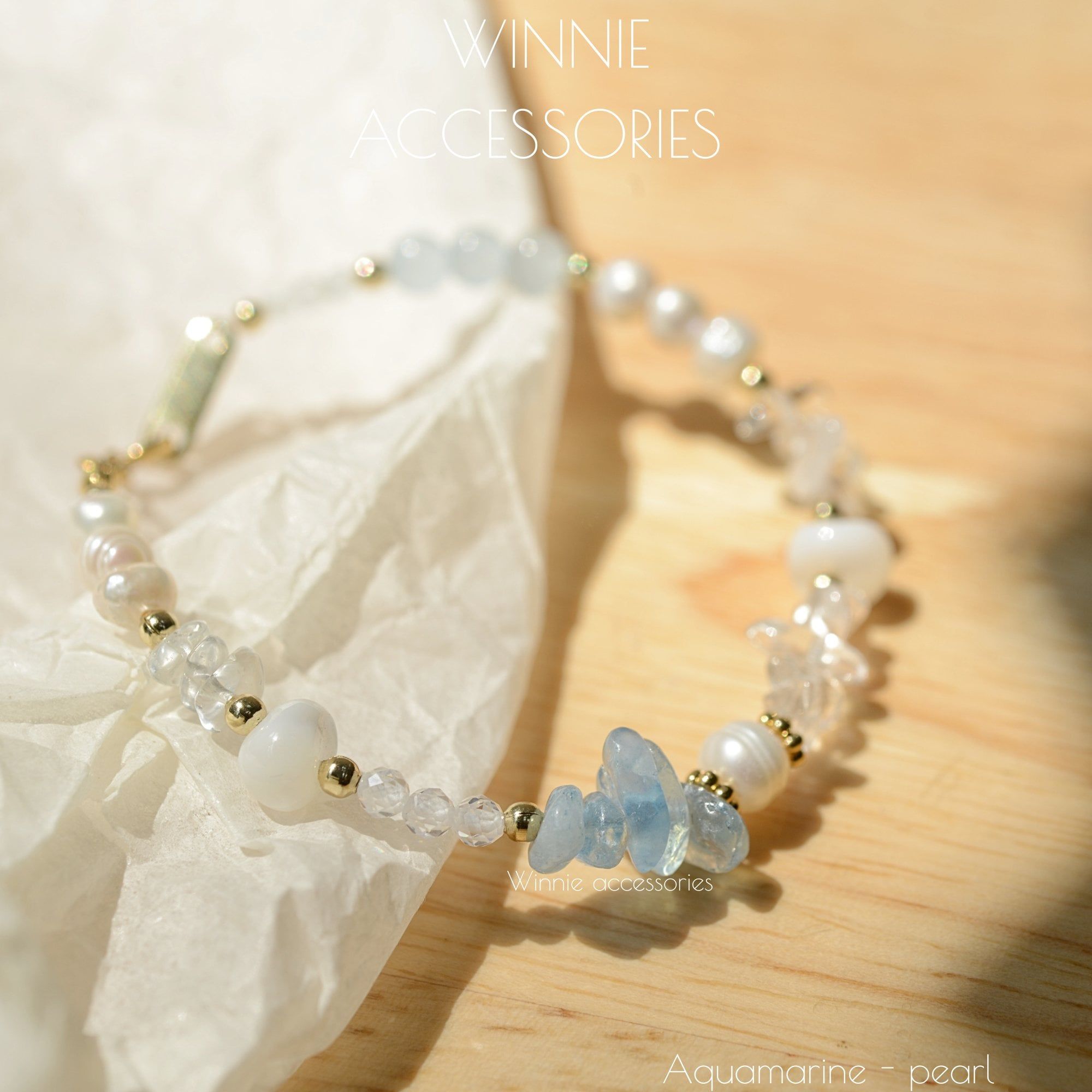  Lắc tay Titan Aquamarine 