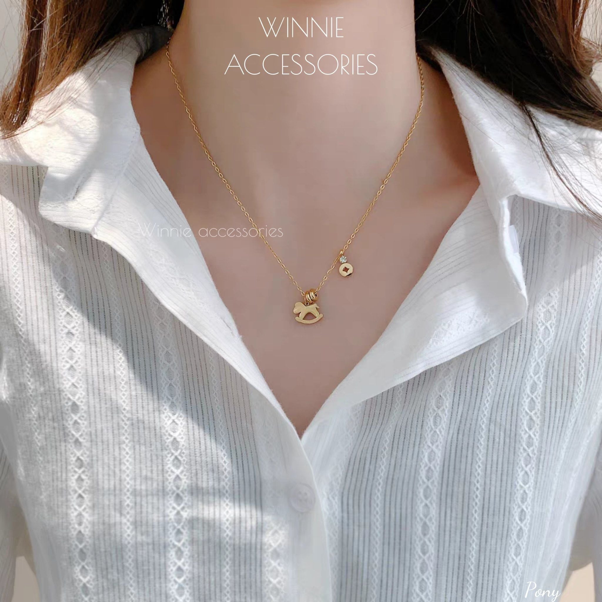  Dây chuyền Titan Pony 