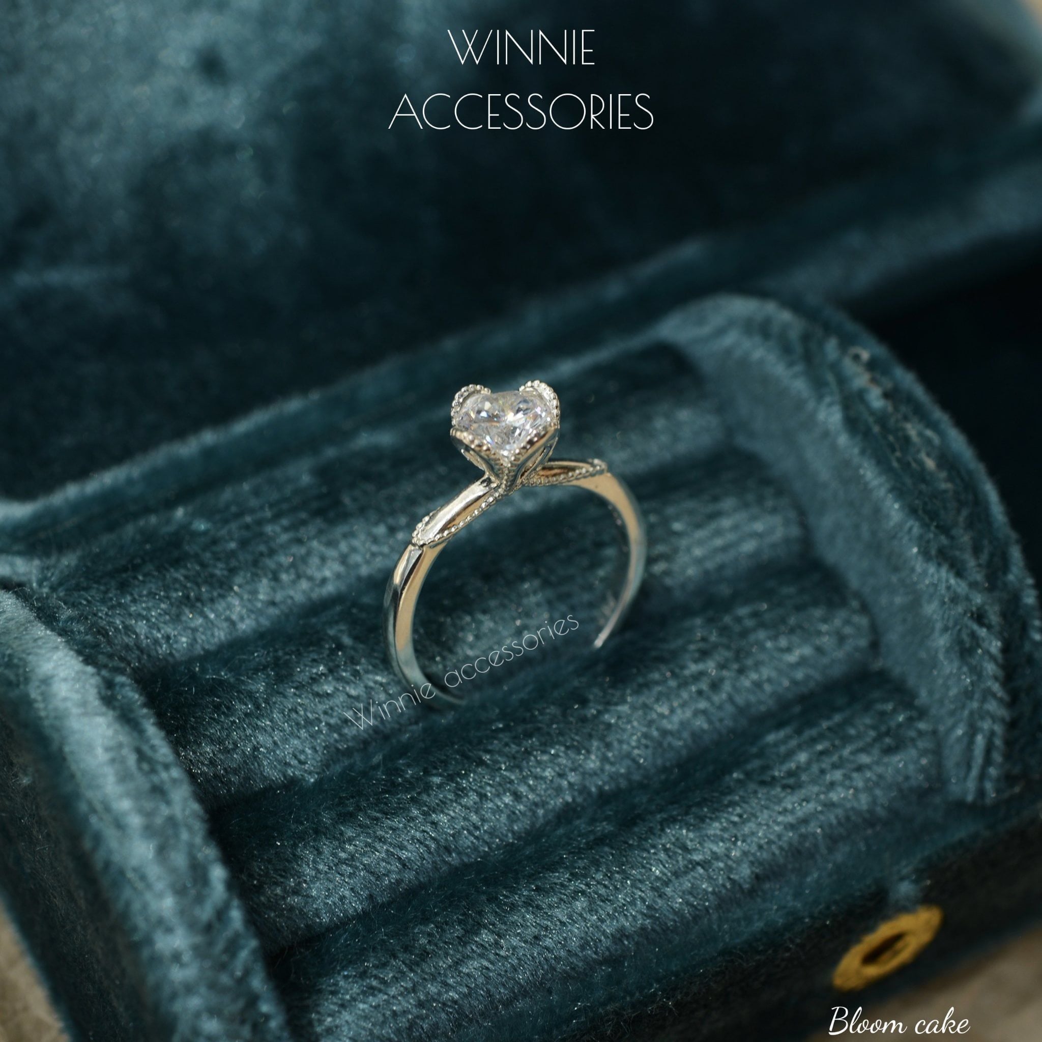  Nhẫn Bạc S925 Bloom Cake 