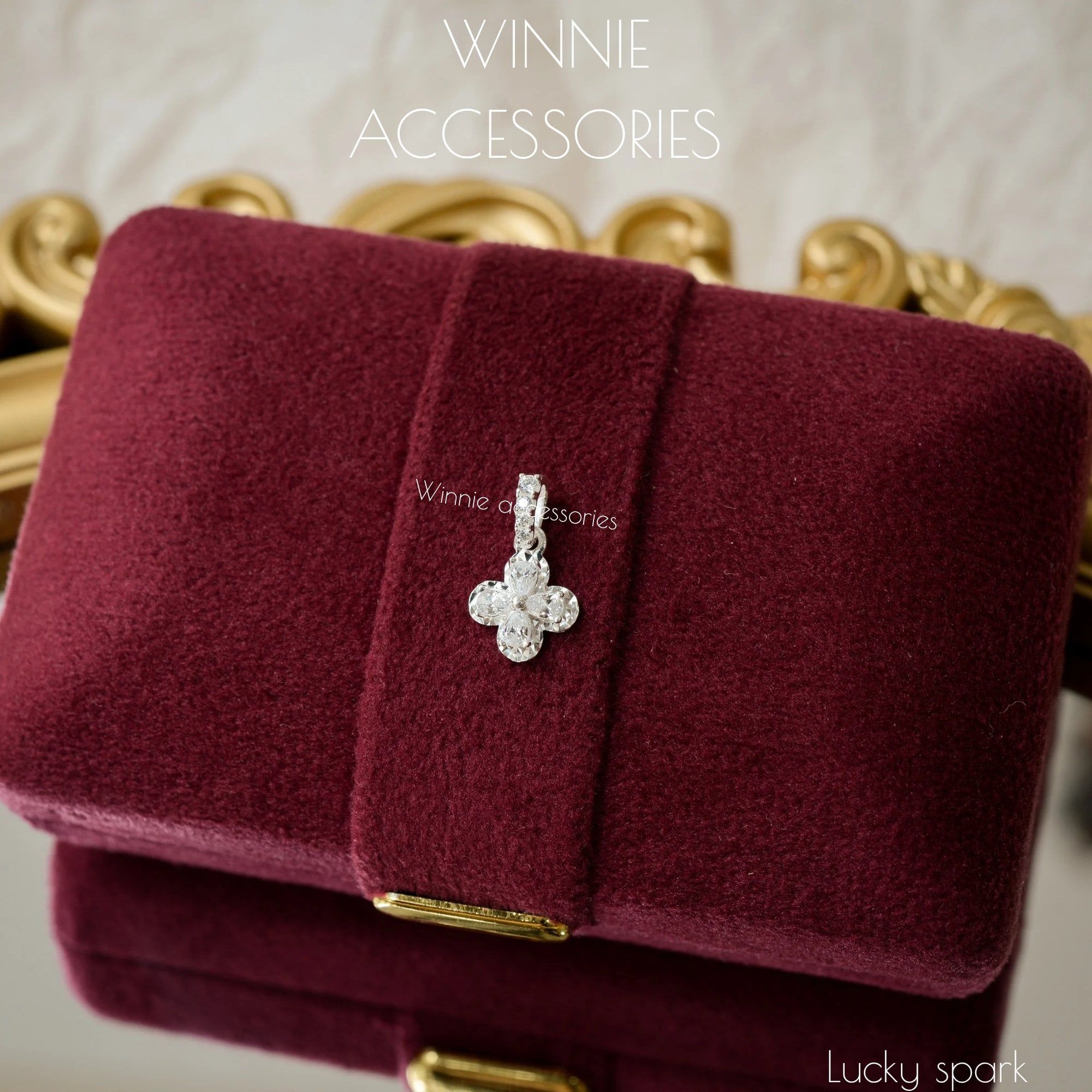  Charm Dây chuyền Bạc S925 Lucky Spark (Không kèm dây) 