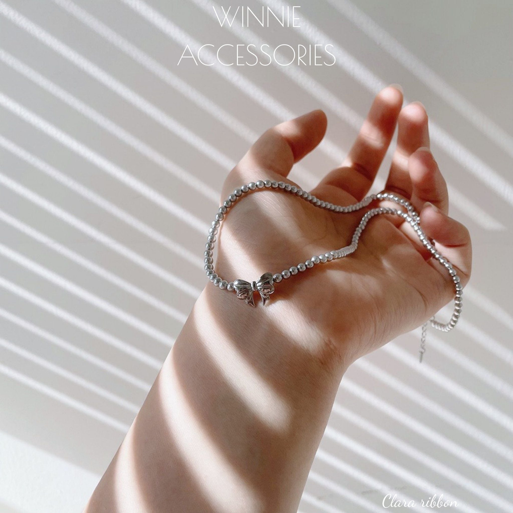  Dây chuyền Titan Clara Ribbon 