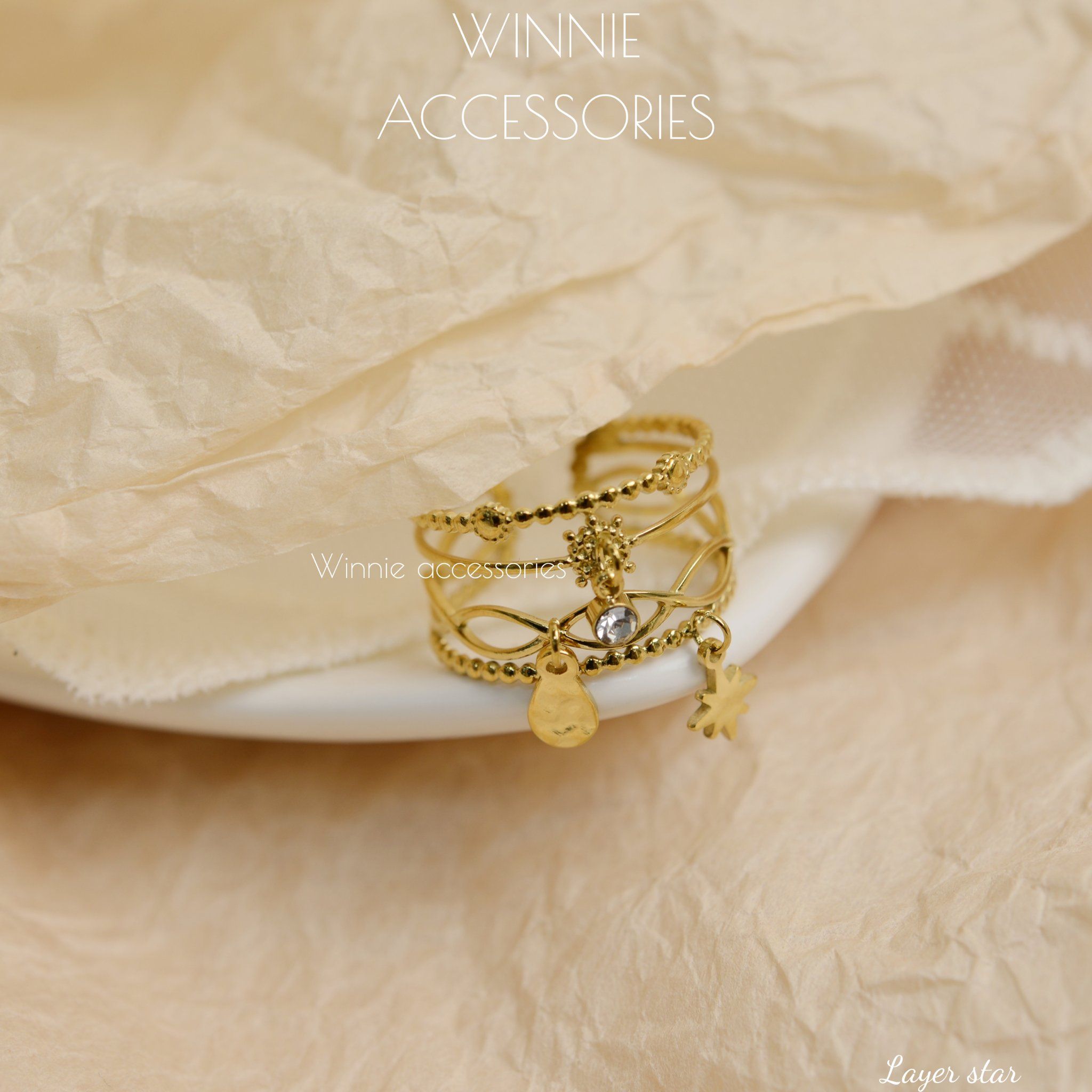  Nhẫn Titan Layer Star 