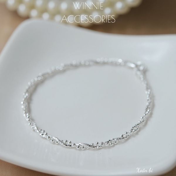 Vòng tay Bạc S925 Xoắn bi 