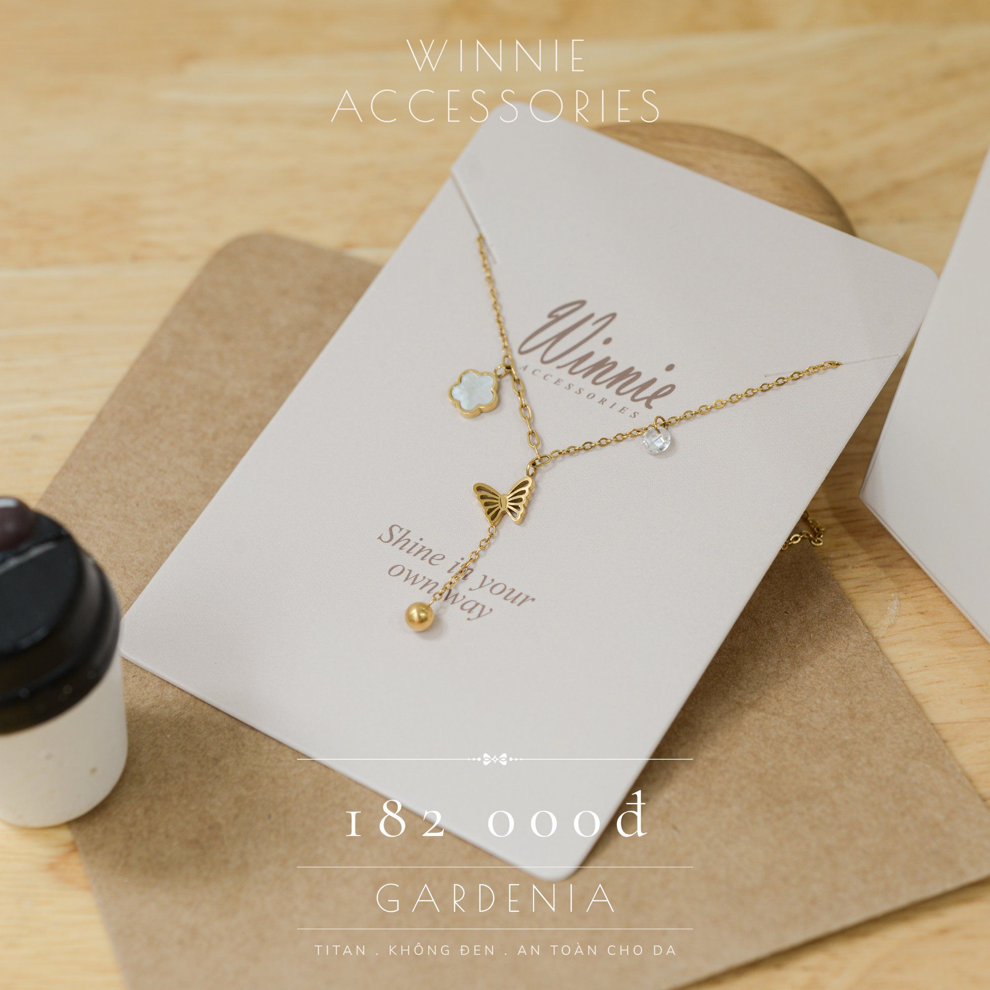  Dây chuyền Titan Gardenia 
