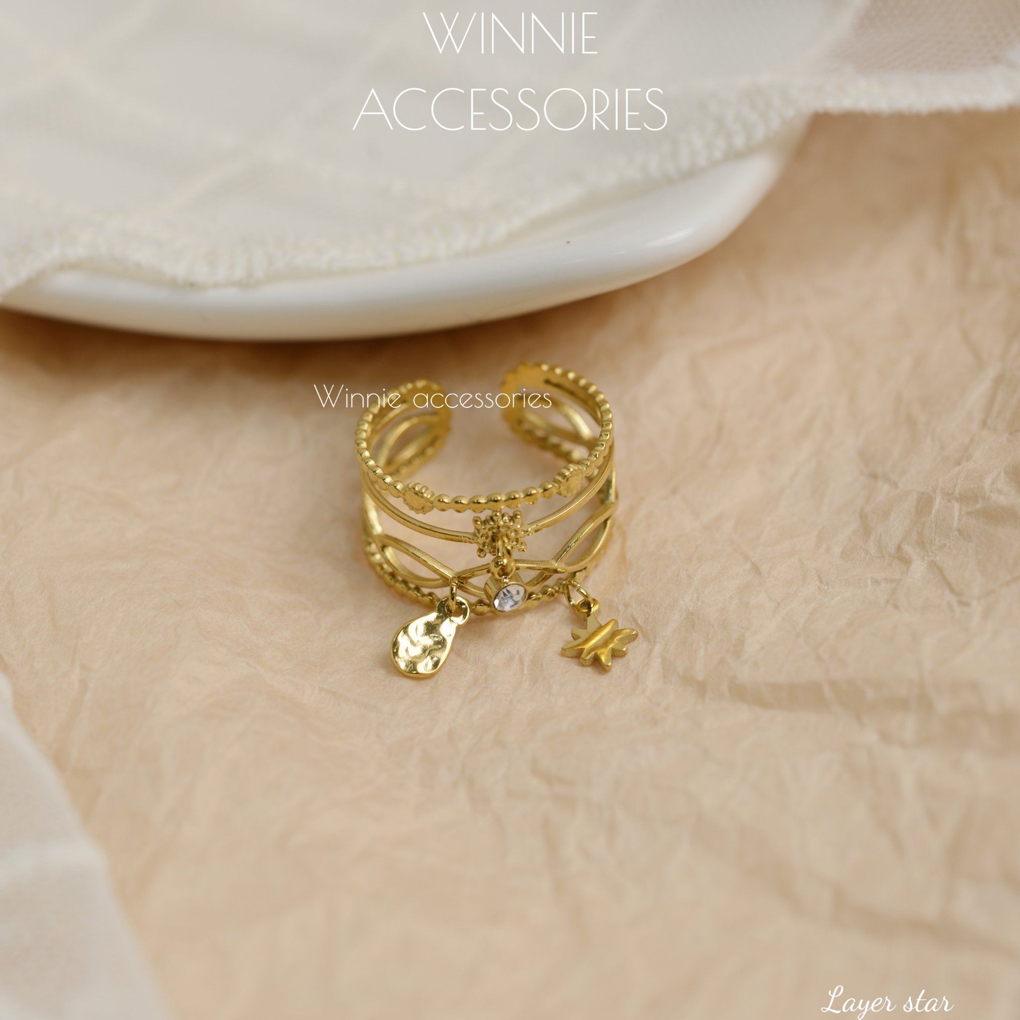  Nhẫn Titan Layer Star 