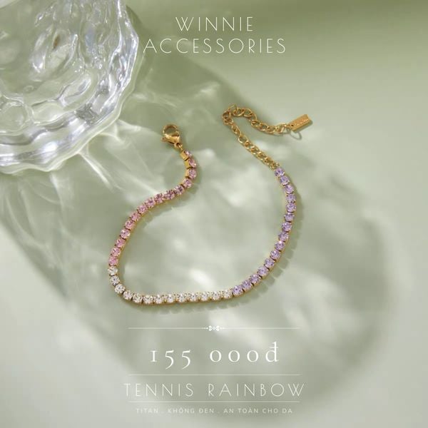  Lắc tay Titan Tennis Rainbow 
