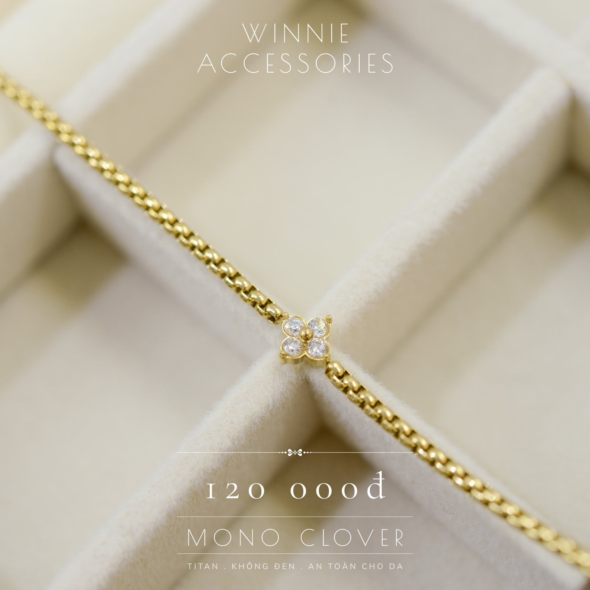  Lắc tay Titan Mono Clover 