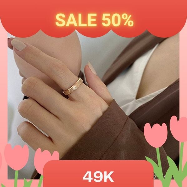  Nhẫn titan Matte 4mm VH 