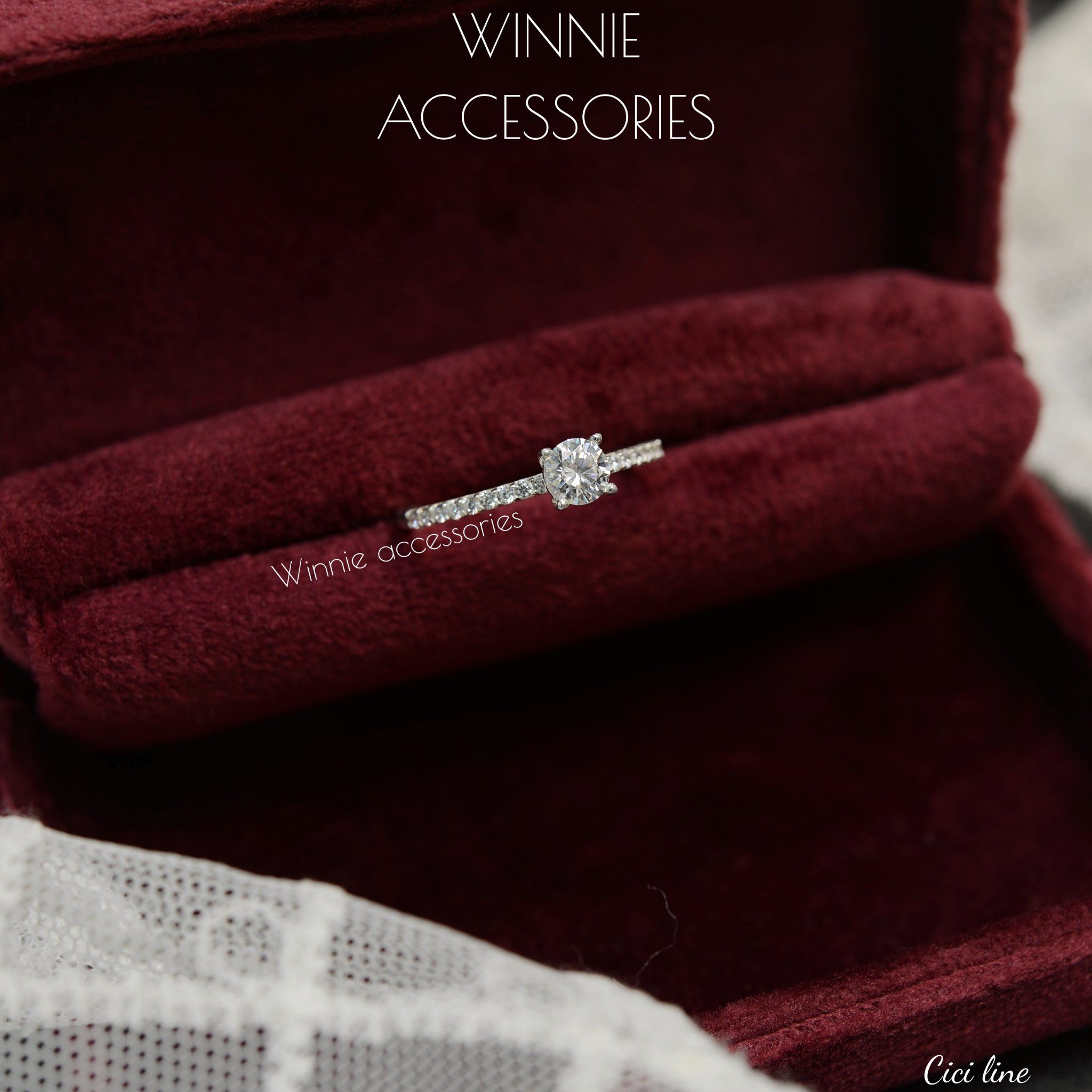  Nhẫn Bạc S925 Cici line 