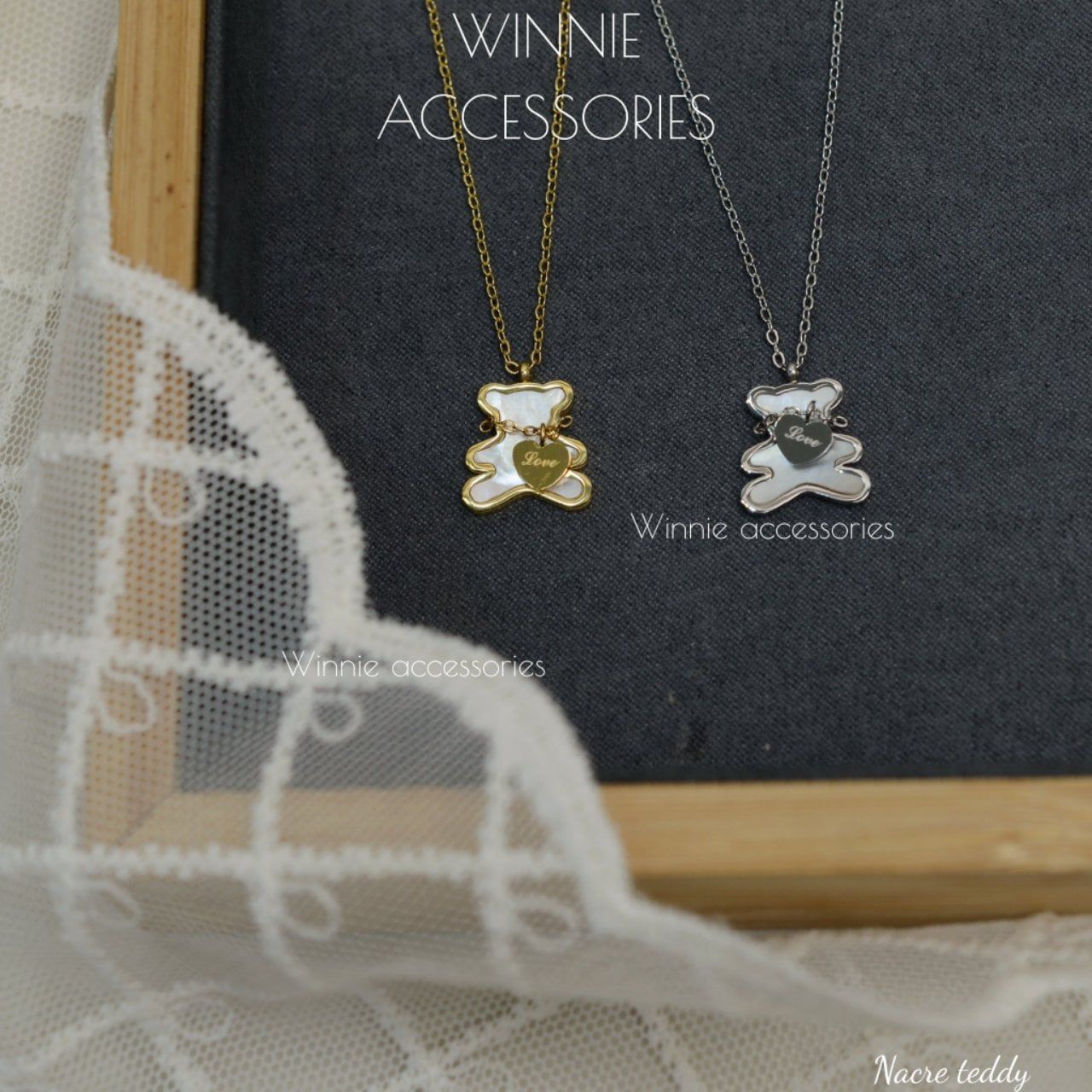  Dây chuyền Titan Nacre Teddy 