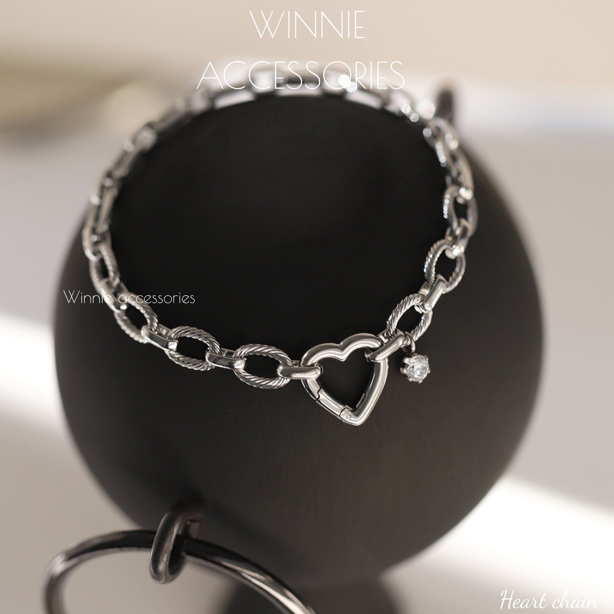  Lắc tay Titan Heart Chain 