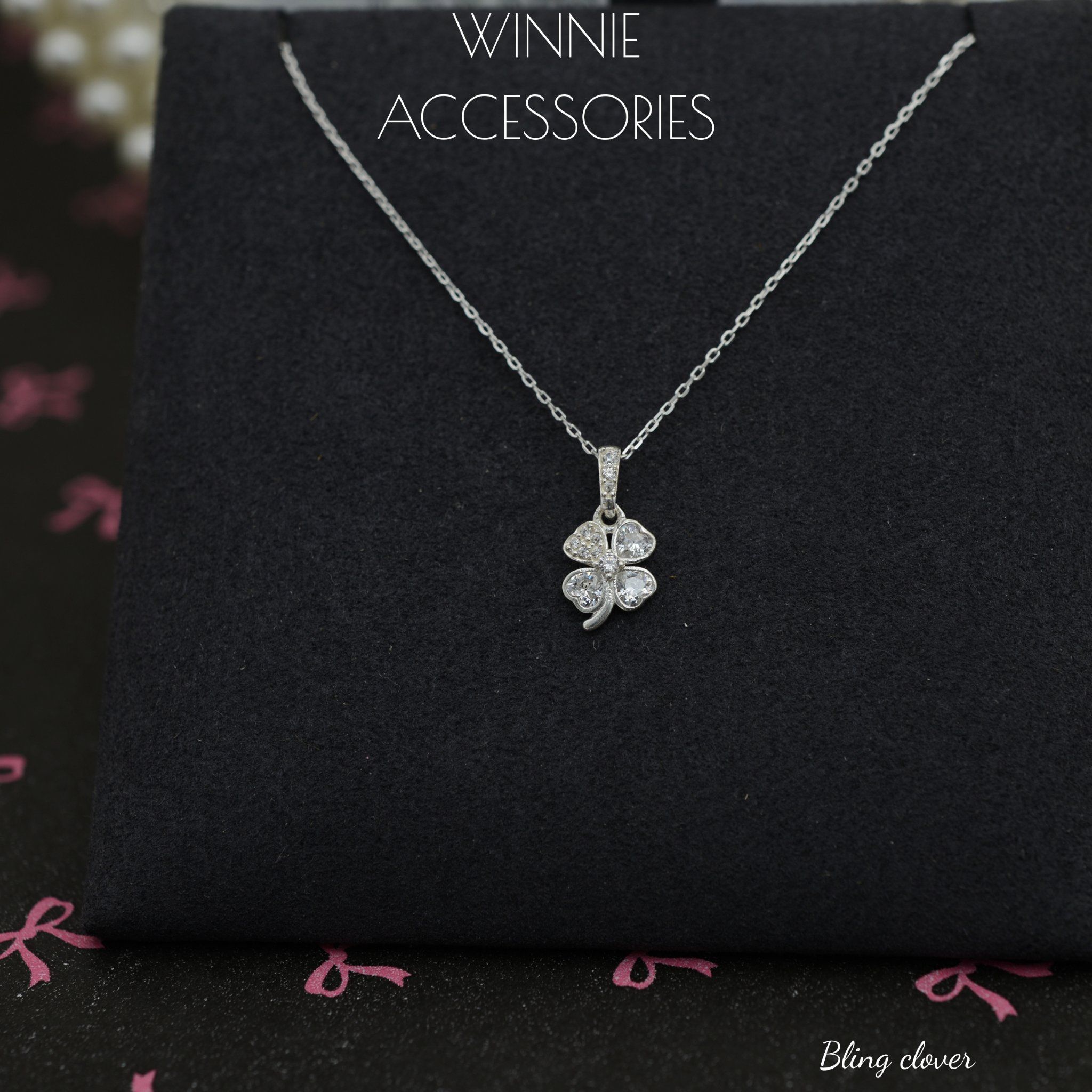  Dây chuyền Bạc S925 Bling Clover 