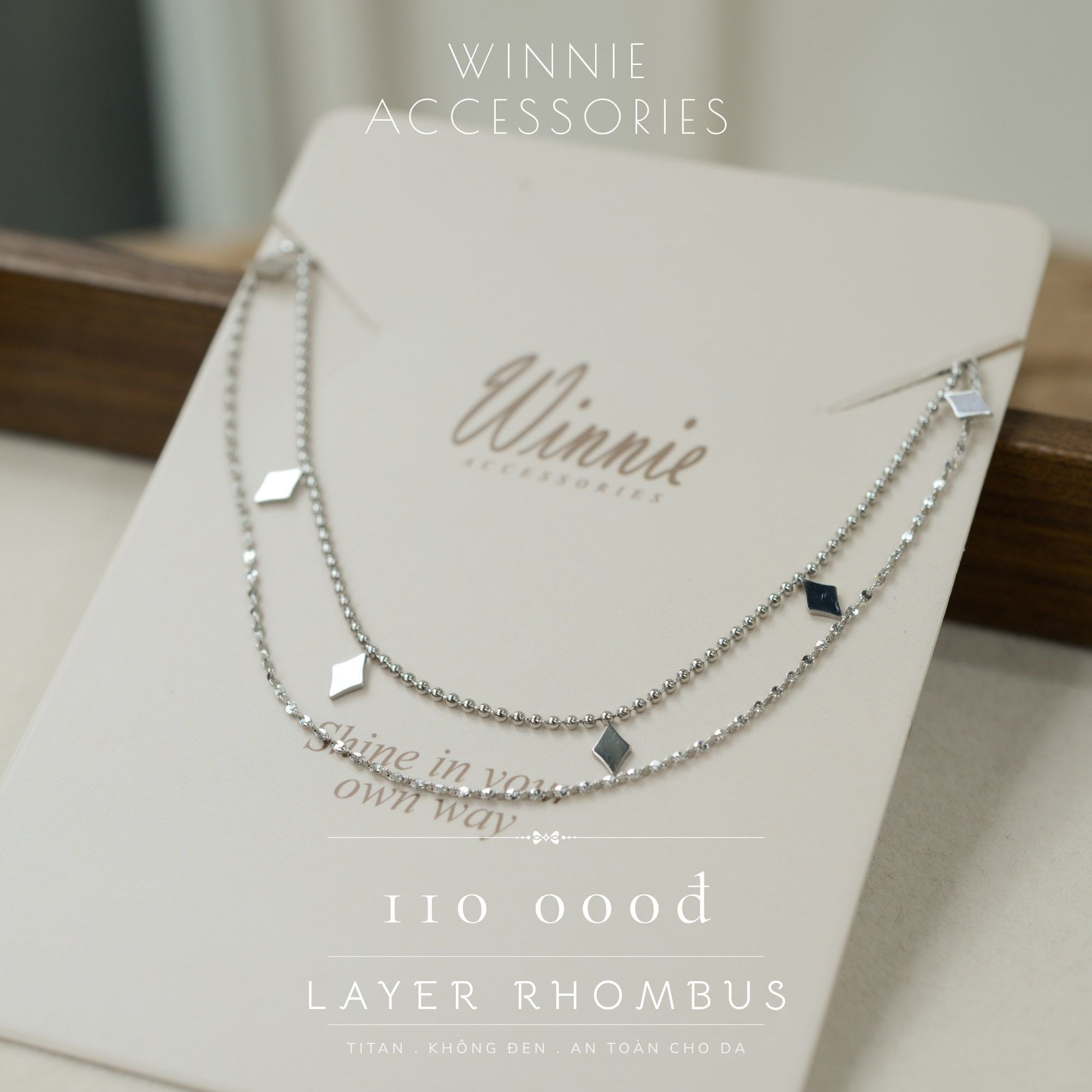  Lắc chân Titan Layer Rhombus B 