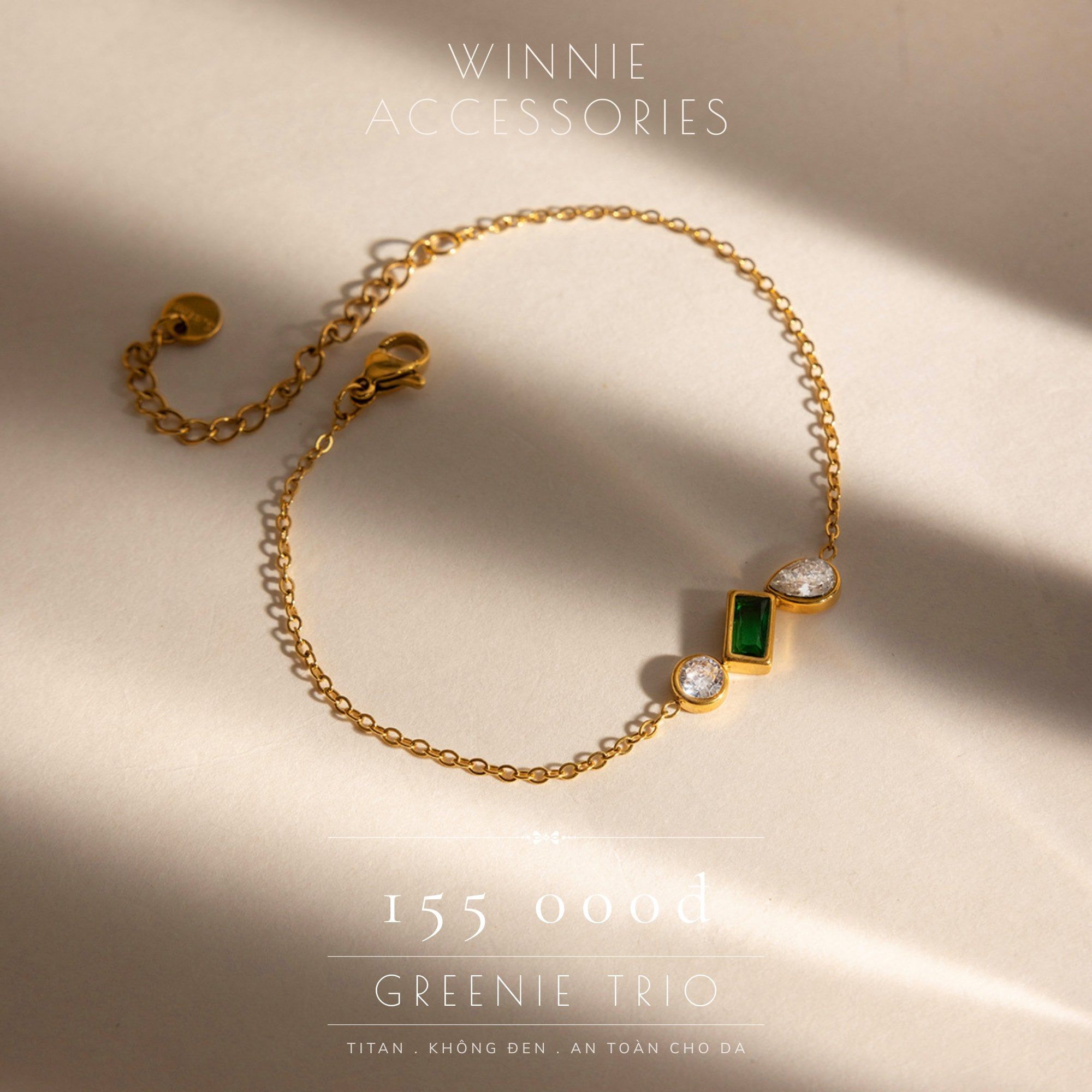  Lắc tay Titan Greenie Trio 